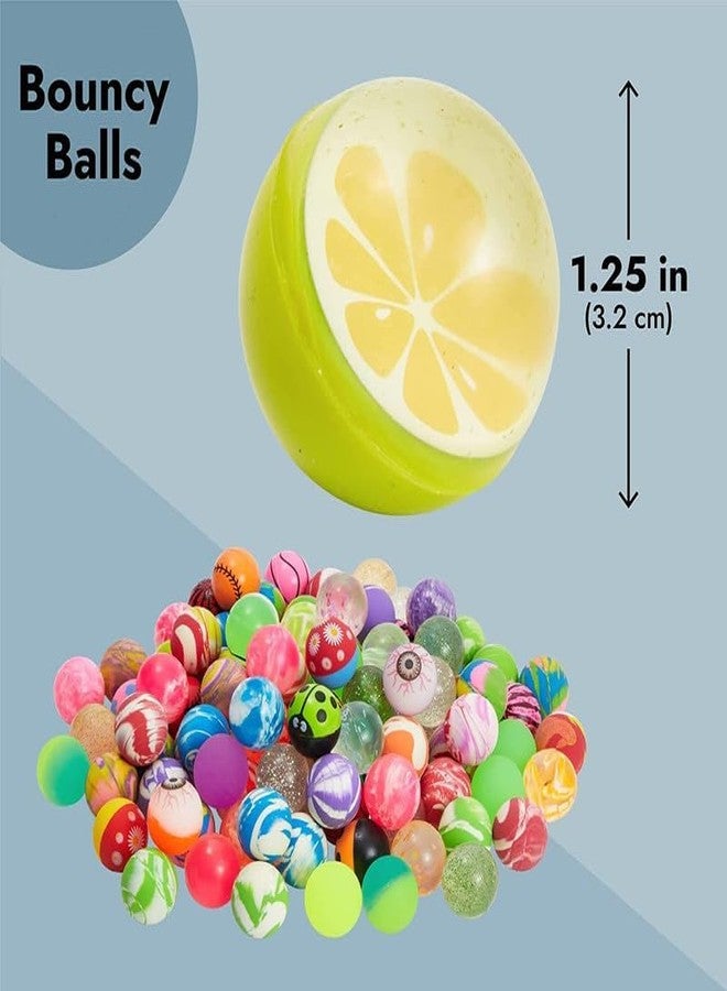 Promote Trader 10 pcs Colorful Small Bouncy Balls for Kids Aged 3+, Birthday Party Favors Variety Set for Prizes, Sensory Bins, School Classroom Activities (1.25 In/32 mm) - Image 2